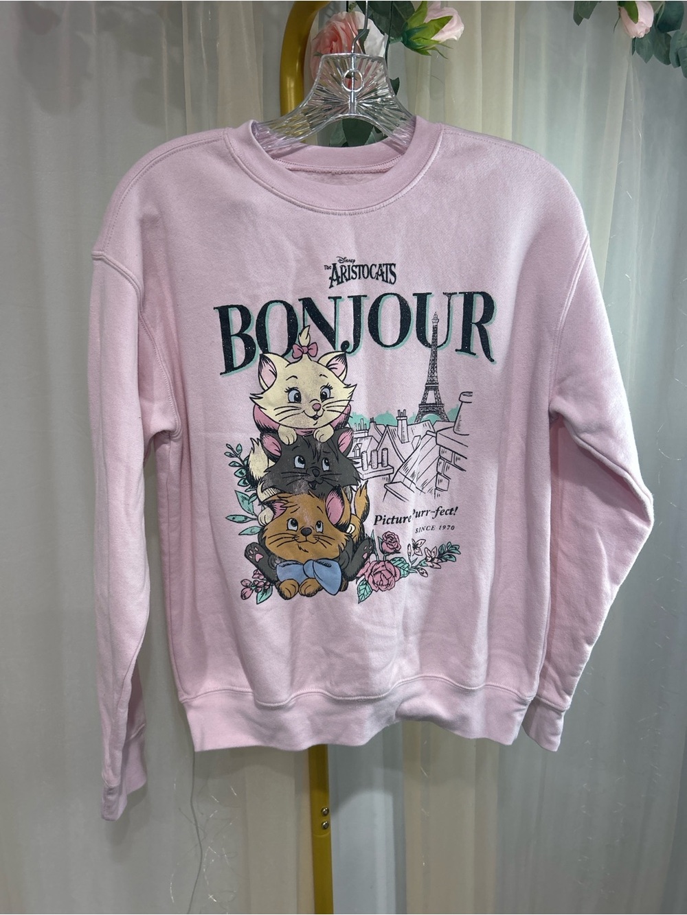 🌸 Disney The Aristocats Bonjour Graphic Sweatshirt 🌸